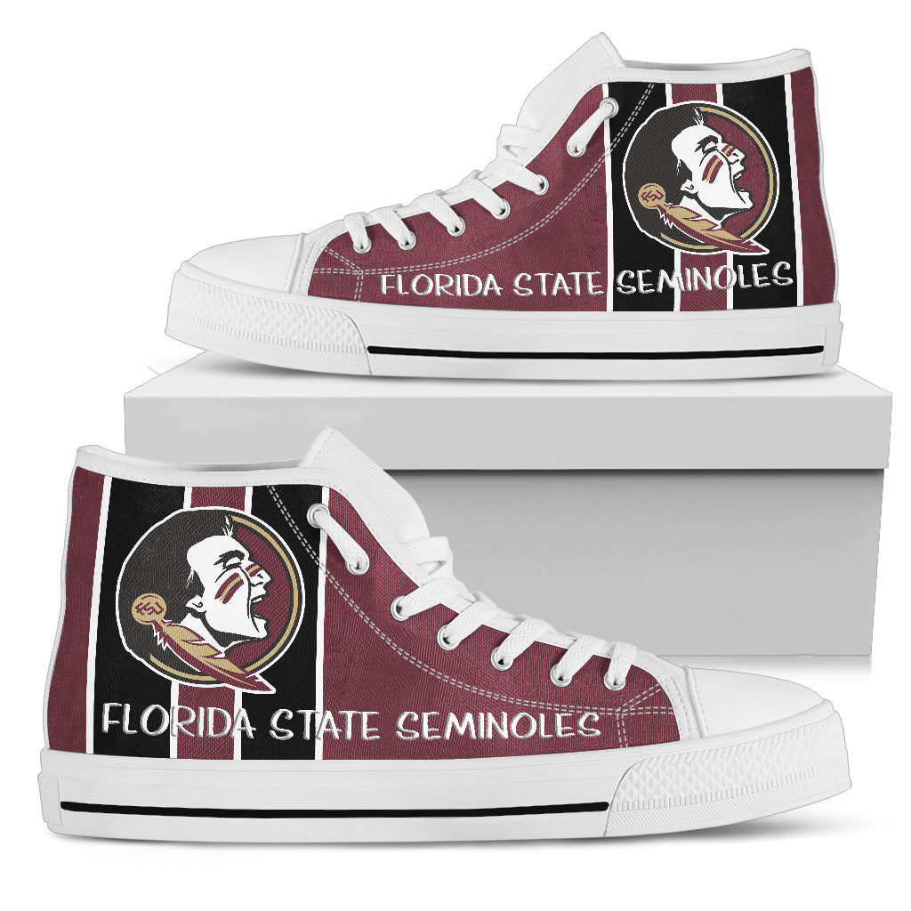 Steaky Trending Fashion Sporty Florida State Seminoles High Top Shoes