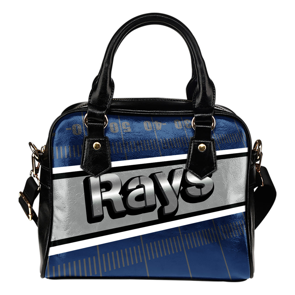 Tampa Bay Rays Silver Name Colorful Shoulder Handbags
