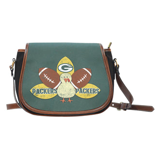 Thanksgiving Green Bay Packers Saddle Bags - Best Funny Store