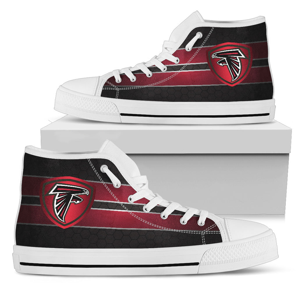 The Shield Atlanta Falcons High Top Shoes