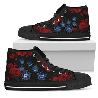 Lovely Rose Thorn Incredible Toronto Maple Leafs High Top Shoes