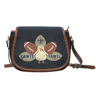 Thanksgiving New Orleans Saints Saddle Bags - Best Funny Store