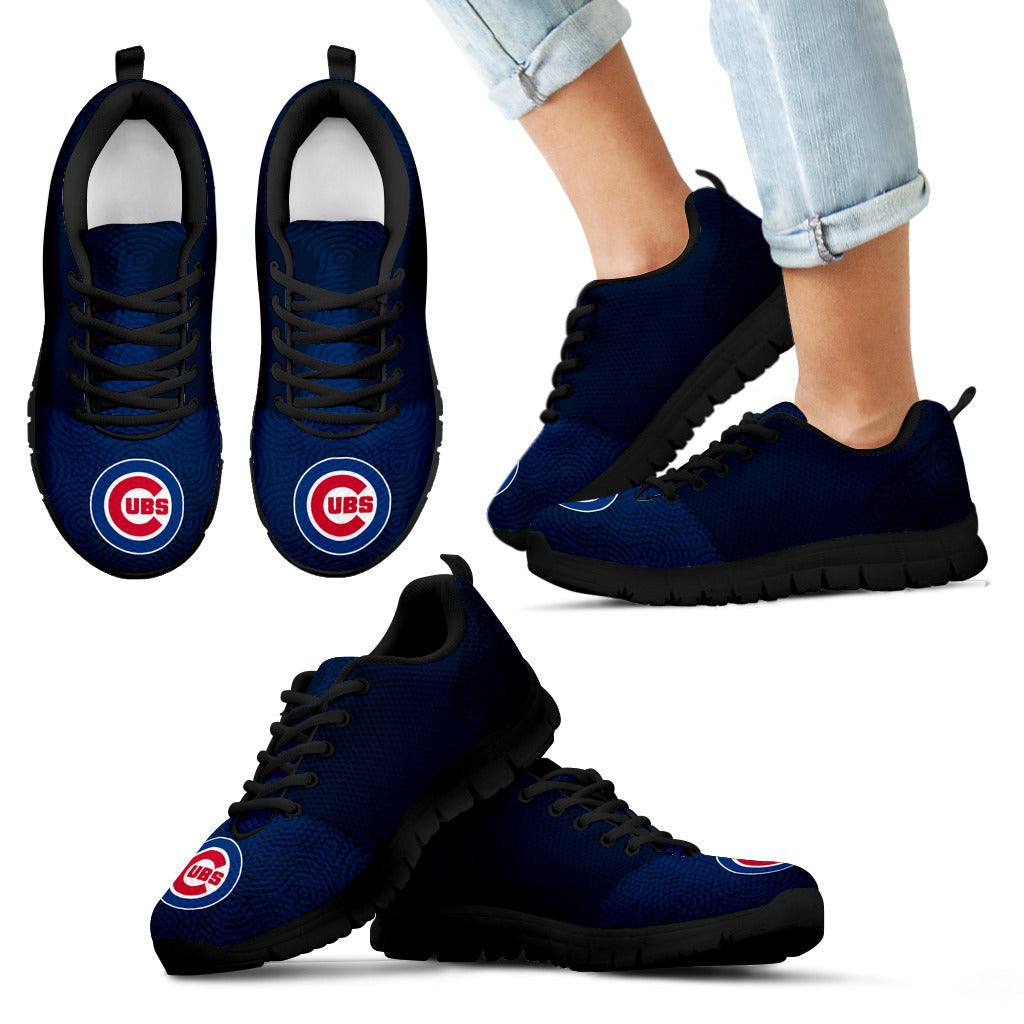 Seamless Line Magical Wave Beautiful Chicago Cubs Sneakers