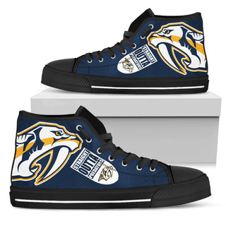 Straight Outta Nashville Predators High Top Shoes