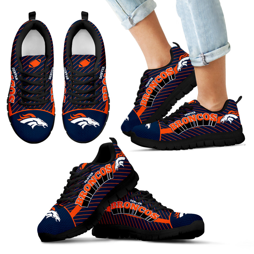 Lovely Stylish Fabulous Little Dots Denver Broncos Sneakers