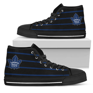 Edge Straight Perfect Circle Toronto Maple Leafs High Top Shoes
