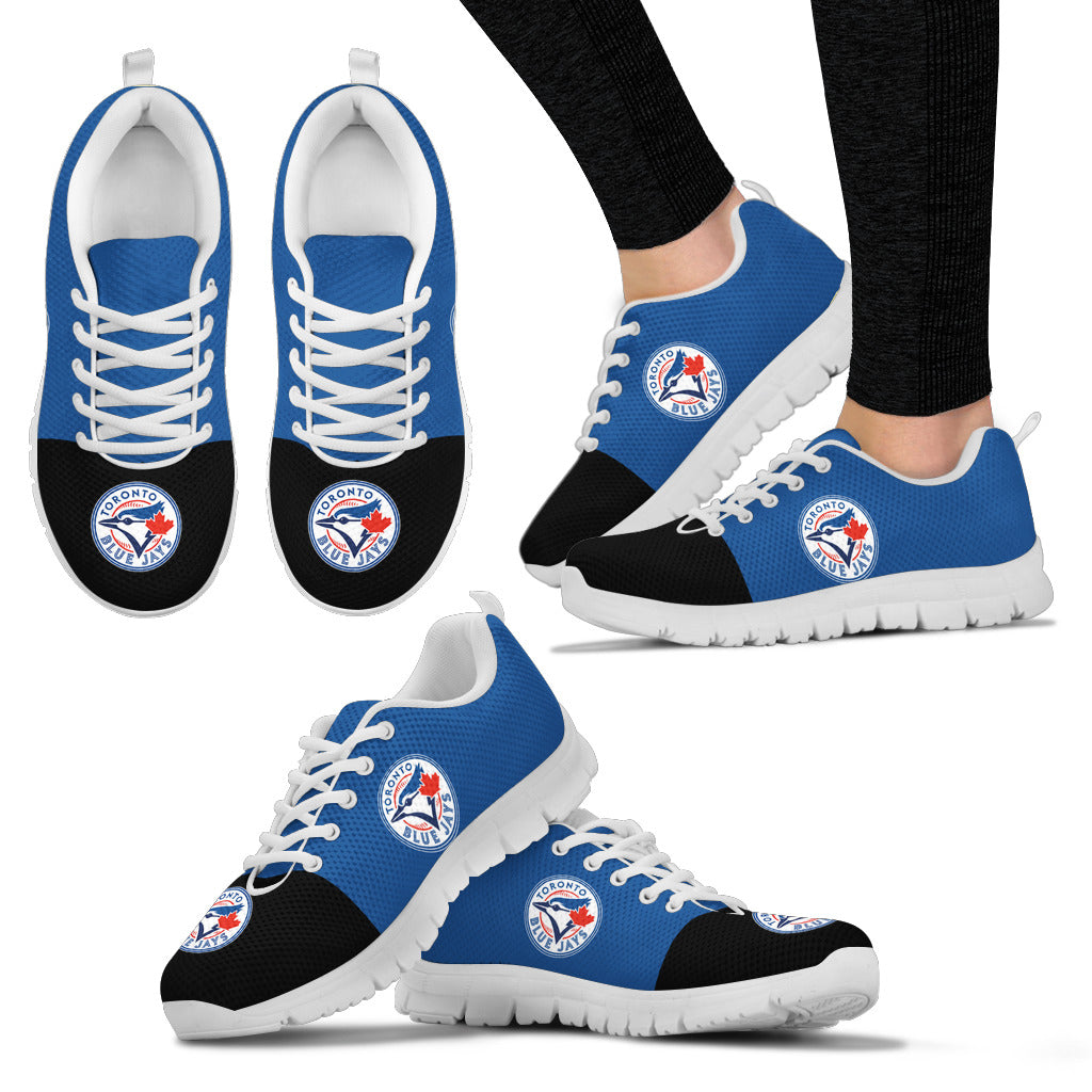 Two Colors Aparted Toronto Blue Jays Sneakers