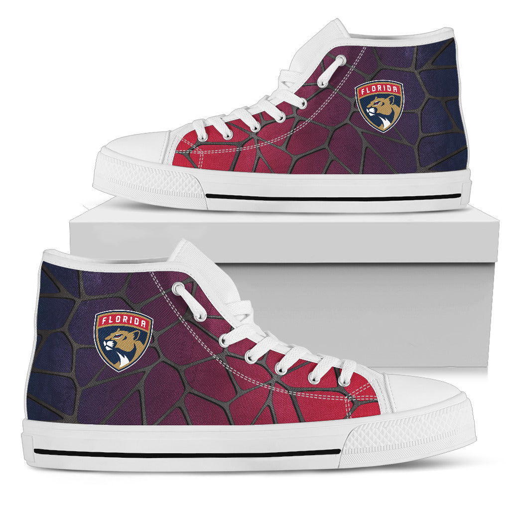 Colors Air Cushion Florida Panthers Gradient High Top Shoes