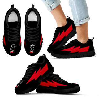 Perfect Cincinnati Bearcats Sneakers Thunder Lightning Amazing Logo