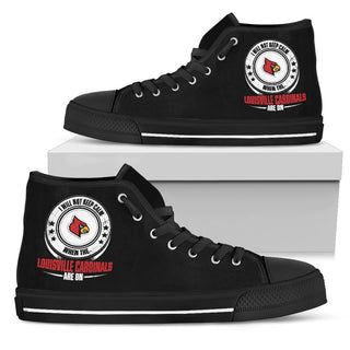I Will Not Keep Calm Amazing Sporty Louisville Cardinals High Top Shoes