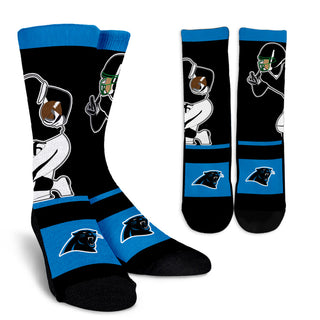 Talent Player Fast Cool Air Comfortable Carolina Panthers Socks