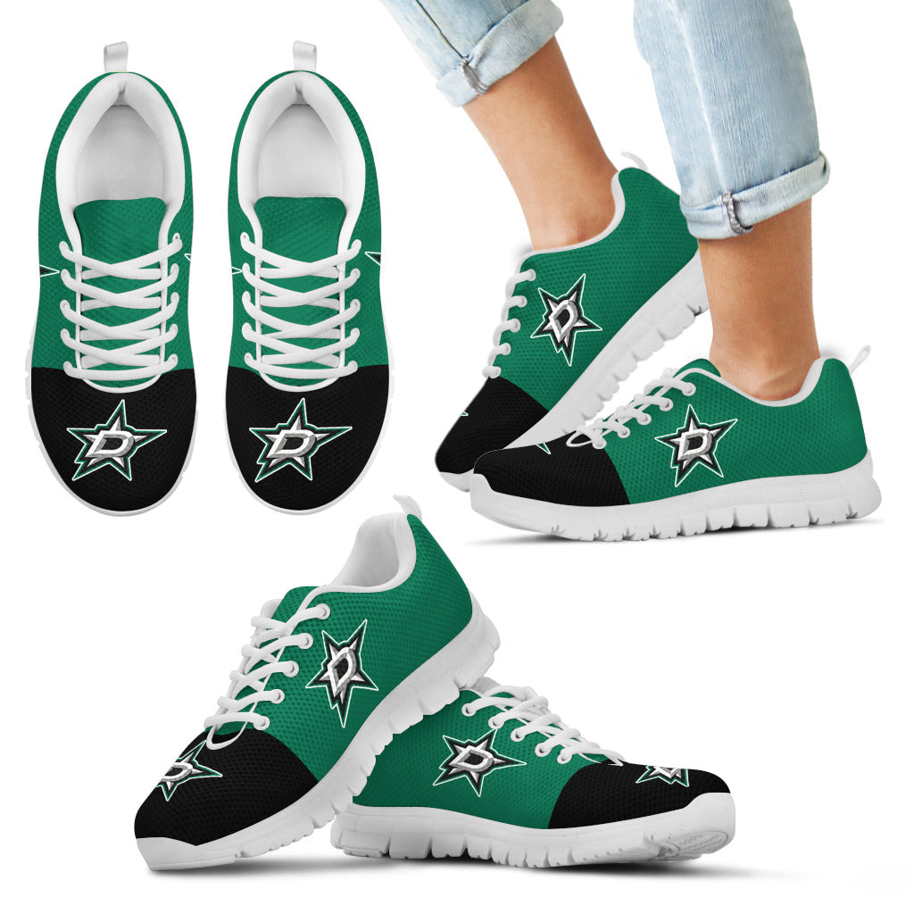 Two Colors Aparted Dallas Stars Sneakers