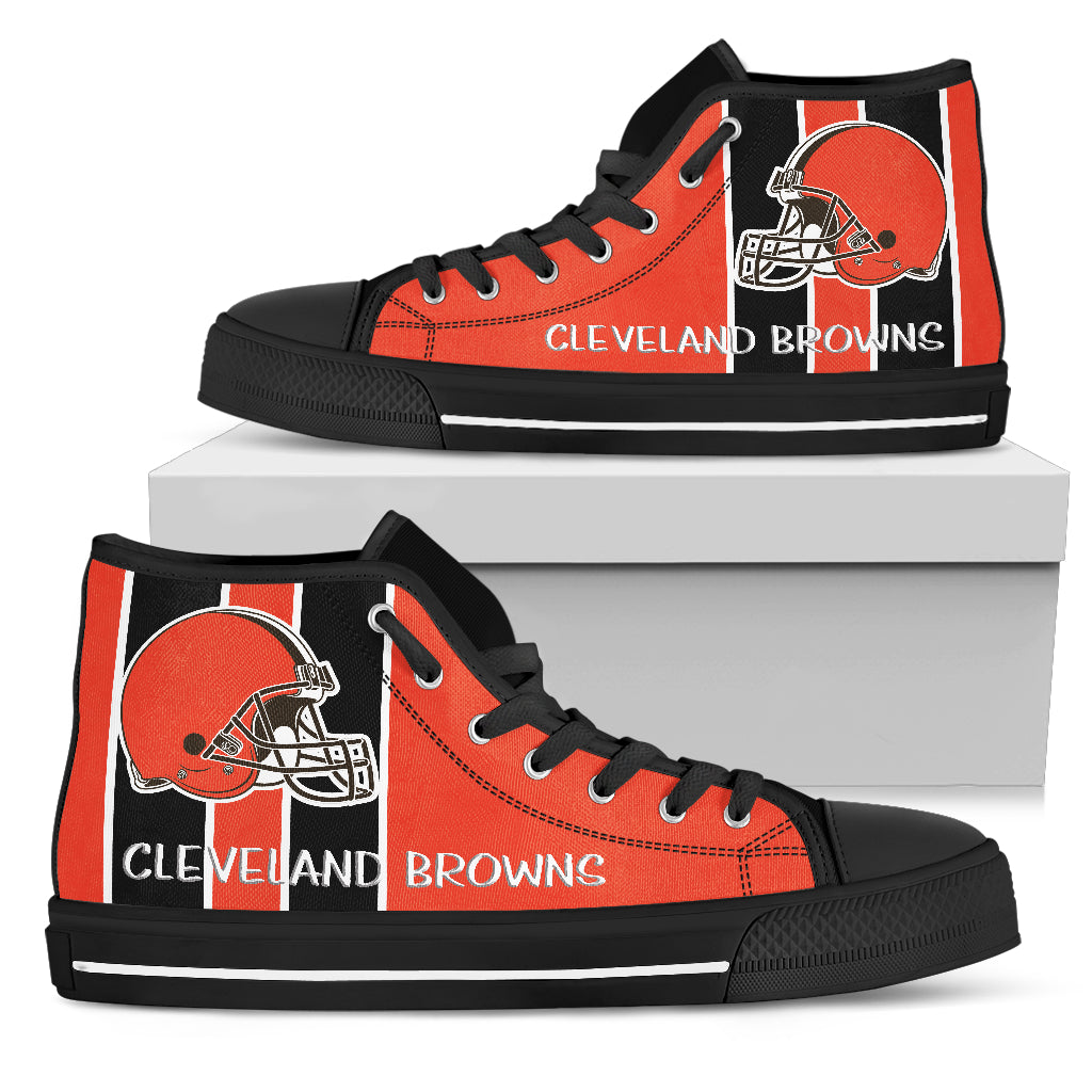 Steaky Trending Fashion Sporty Cleveland Browns High Top Shoes