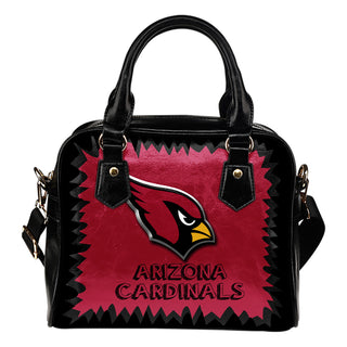 Jagged Saws Mouth Creepy Arizona Cardinals Shoulder Handbags
