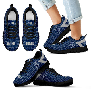 Pattern Logo Slide In Line Detroit Tigers Sneakers