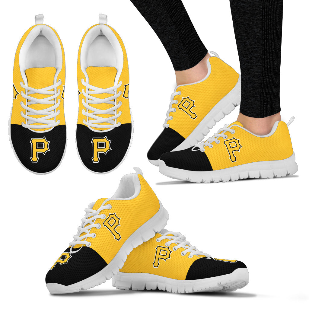 Two Colors Aparted Pittsburgh Pirates Sneakers