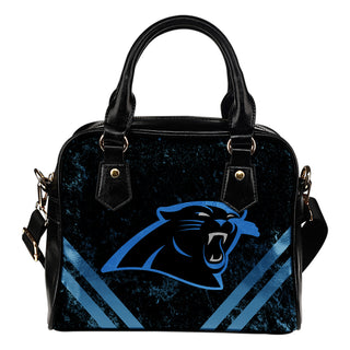 Couple Curves Light Good Logo Carolina Panthers Shoulder Handbags