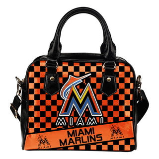 Different Fabulous Banner Miami Marlins Shoulder Handbags