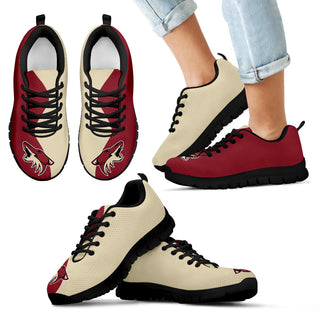 Two Colors Trending Lovely Arizona Coyotes Sneakers