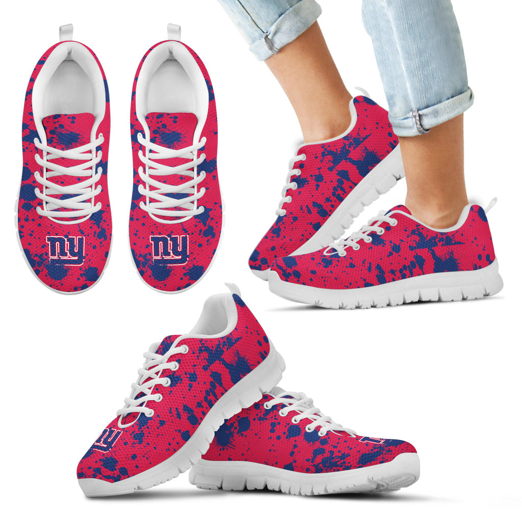 Splatters Watercolor New York Giants Sneakers