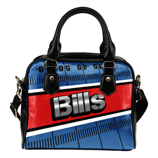 Buffalo Bills Silver Name Colorful Shoulder Handbags