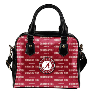 Nice Little Logo Alabama Crimson Tide Shoulder Handbags