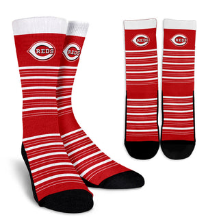 Amazing Circle Charming Cincinnati Reds Crew Socks