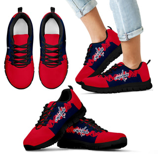 Doodle Line Amazing Washington Capitals Sneakers V1