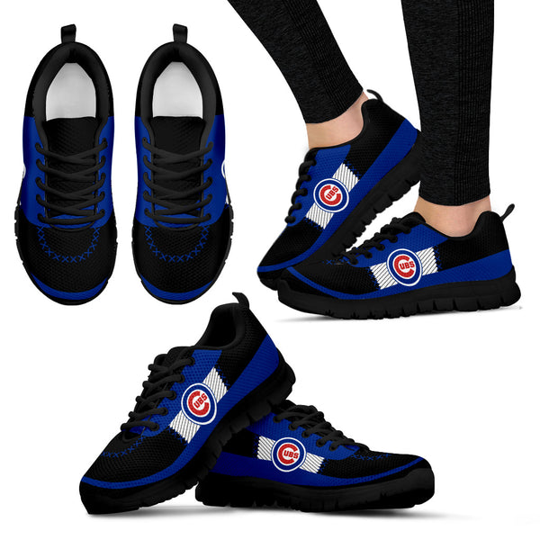 Cross Thread Seamless Beautiful Logo Chicago Cubs Sneakers – Best Funny ...