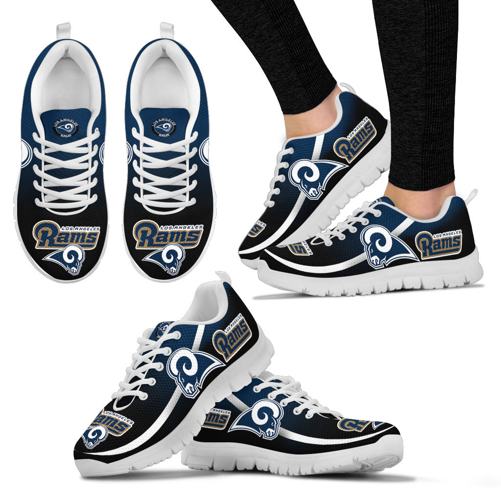 Mystery Straight Line Up Los Angeles Rams Sneakers