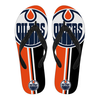 Edmonton Oilers Fan Gift Two Main Colors Flip Flops