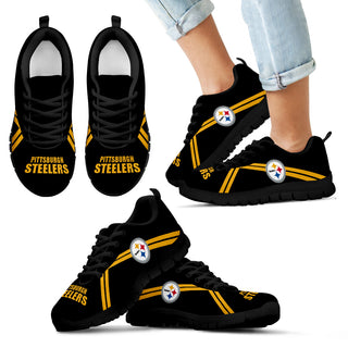 Pittsburgh Steelers Parallel Line Logo Sneakers