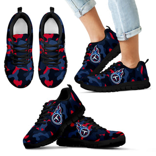 Military Background Energetic Tennessee Titans Sneakers
