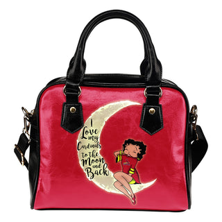I Love My St Louis Cardinals To The Moon And Back Shoulder Handbags - Best Funny Store