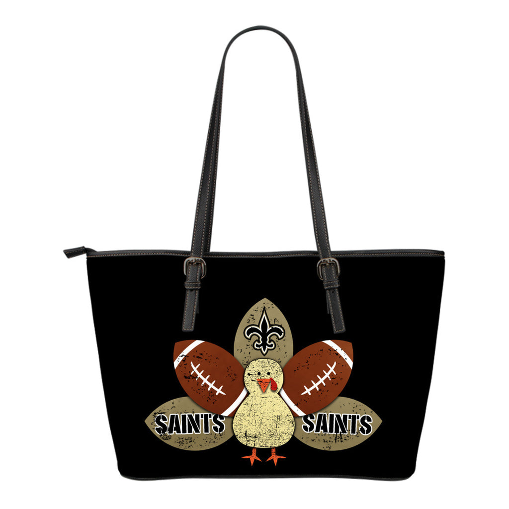 Thanksgiving New Orleans Saints Leather Bags - Best Funny Store