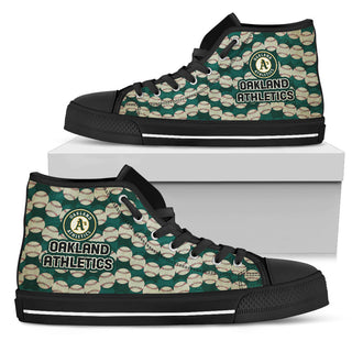 Wave Of Ball Oakland Athletics High Top Shoes