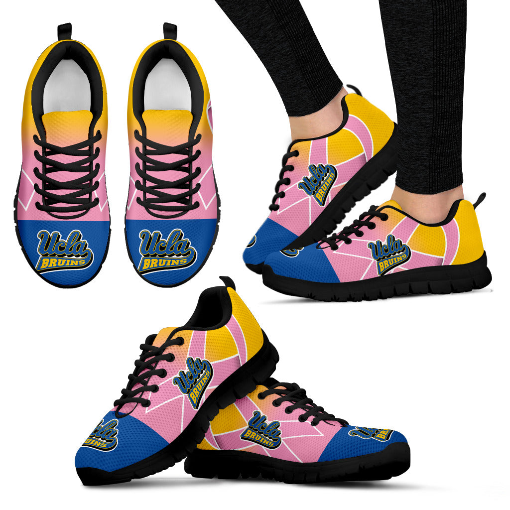 UCLA Bruins Cancer Pink Ribbon Sneakers