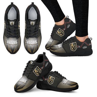Awesome Vegas Golden Knights Running Sneakers For Hockey Fan