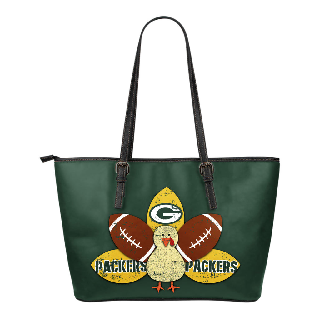 Thanksgiving Green Bay Packers Leather Bags - Best Funny Store