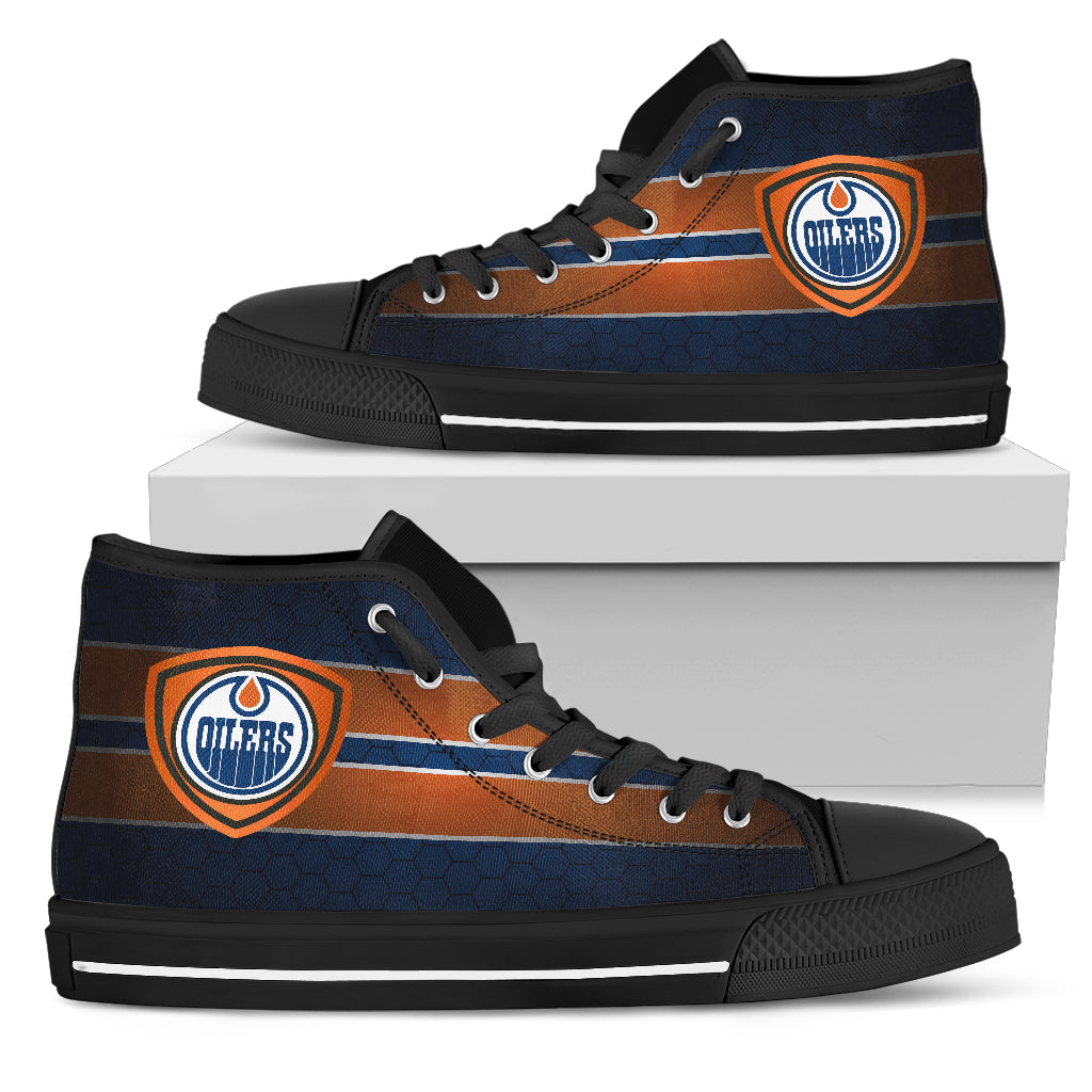 The Shield Edmonton Oilers High Top Shoes