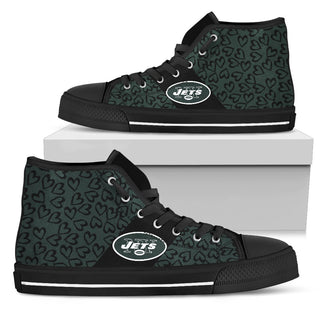 Perfect Cross Color Absolutely Nice New York Jets High Top Shoes
