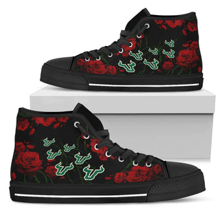 Lovely Rose Thorn Incredible South Florida Bulls High Top Shoes