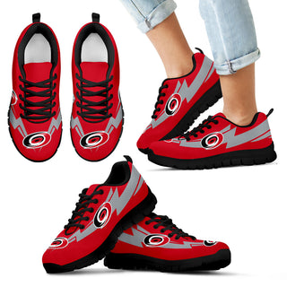 Three Amazing Good Line Charming Logo Carolina Hurricanes Sneakers