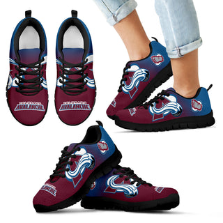 Special Unofficial Colorado Avalanche Sneakers