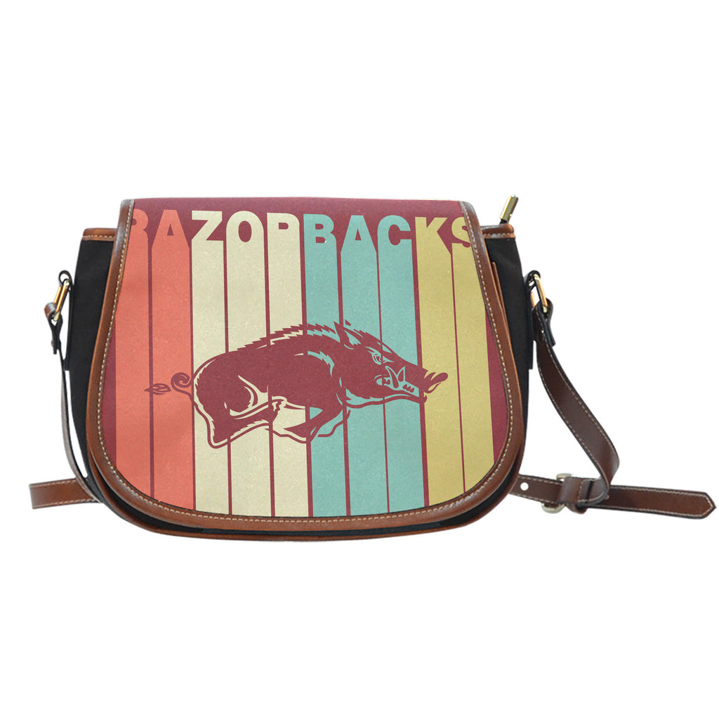 Vintage Style Arkansas Razorbacks Saddle Bags - Best Funny Store