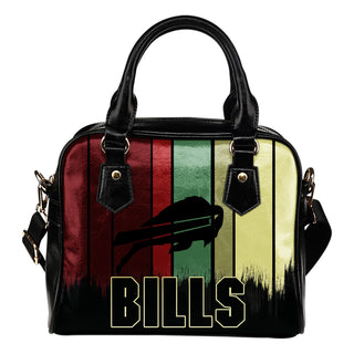 Vintage Silhouette Buffalo Bills Purse Shoulder Handbag