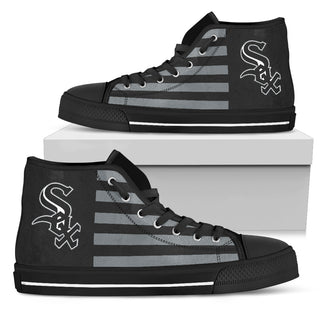 American Flag Chicago White Sox High Top Shoes