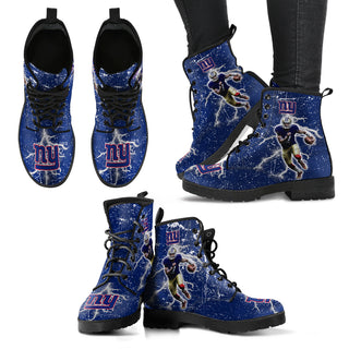 Player Running Inspring Fast New York Giants Boots