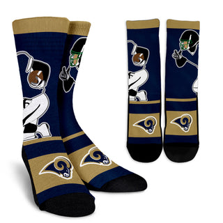 Talent Player Fast Cool Air Comfortable Los Angeles Rams Socks