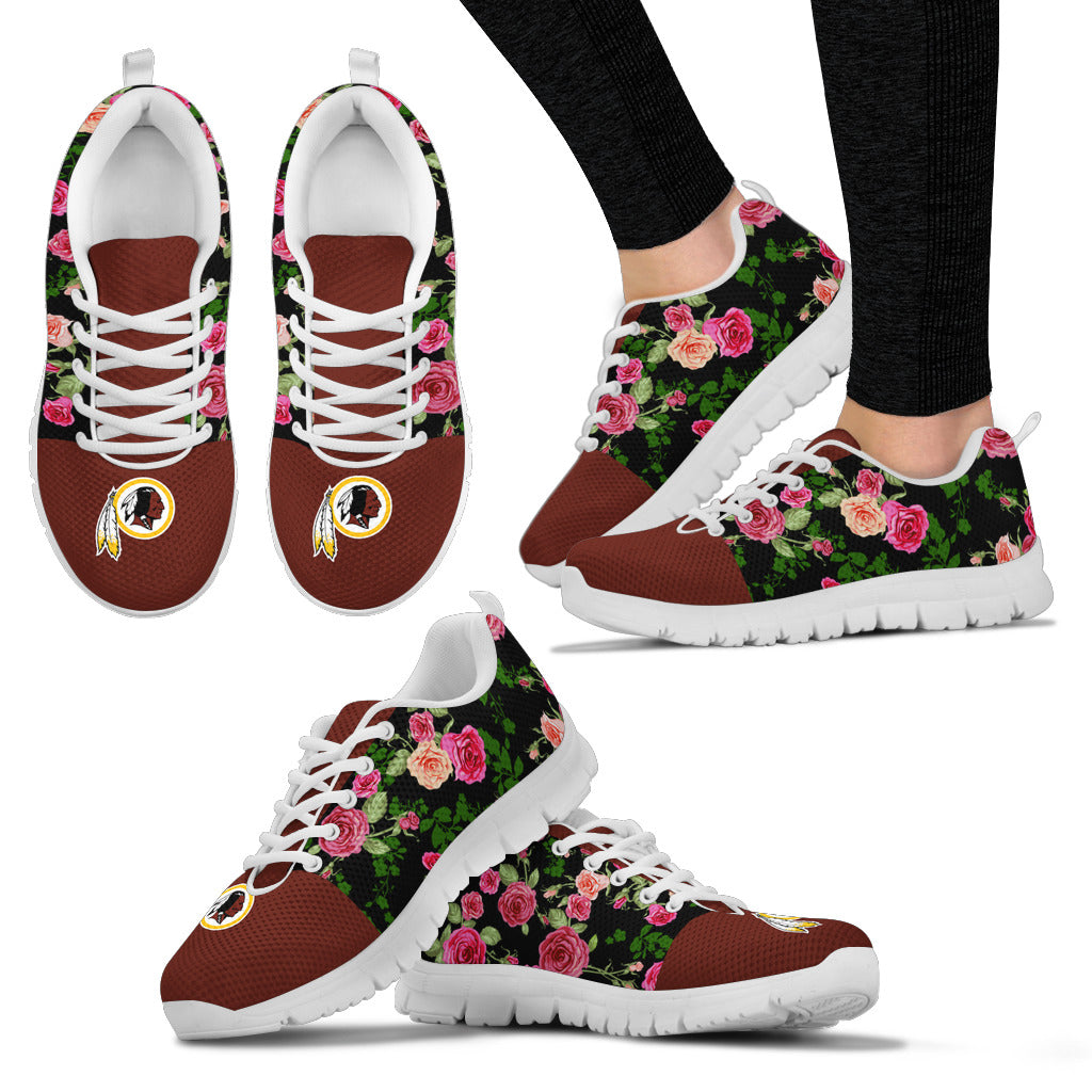 Vintage Floral Washington Redskins Sneakers